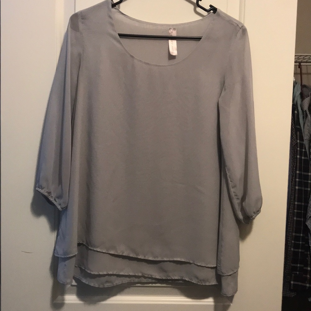 Grey blouse